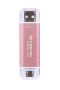 Transcend ESD310 512 GB USB typ A na USB typ C 3.2 Gen 2 (3.1 Gen 2) Růžová Obrázok pre Transcend ESD310 512 GB USB typ A na USB typ C 3.2 Gen 2 (3.1 Gen 2) Růžová