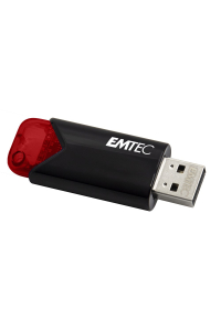 Emtec Click Easy USB paměť 256 GB USB Typ-A 3.2 Gen 1 (3.1 Gen 1) Černá, Červená Obrázok pre Emtec Click Easy USB paměť 256 GB USB Typ-A 3.2 Gen 1 (3.1 Gen 1) Černá, Červená