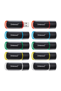 Intenso 3511561 USB paměť 8 GB USB Typ-A 2.0 Černá, Červená, Zelená, Průhledná, Žlutá, Modrá Obrázok pre Intenso 3511561 USB paměť 8 GB USB Typ-A 2.0 Černá, Červená, Zelená, Průhledná, Žlutá, Modrá