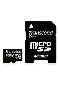 Transcend TS8GUSDHC10 paměťová karta 8 GB MicroSDHC NAND Třída 10 Obrázok pre Transcend TS8GUSDHC10 paměťová karta 8 GB MicroSDHC NAND Třída 10