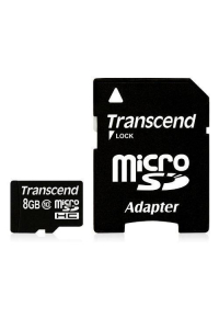 Transcend TS8GUSDHC10 paměťová karta 8 GB MicroSDHC NAND Třída 10 Obrázok pre Transcend TS8GUSDHC10 paměťová karta 8 GB MicroSDHC NAND Třída 10