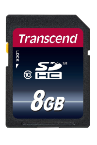 Transcend TS8GSDHC10 paměťová karta 8 GB SDHC NAND Třída 10 Obrázok pre Transcend TS8GSDHC10 paměťová karta 8 GB SDHC NAND Třída 10