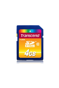 Transcend TS4GSDHC10 paměťová karta 4 GB SDHC NAND Třída 10 Obrázok pre Transcend TS4GSDHC10 paměťová karta 4 GB SDHC NAND Třída 10