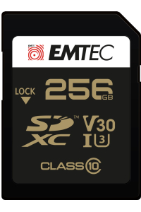 Emtec ECMSD256GXC10SP paměťová karta 256 GB SDXC UHS-I Třída 10 Obrázok pre Emtec ECMSD256GXC10SP paměťová karta 256 GB SDXC UHS-I Třída 10