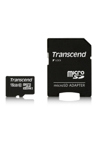 Transcend TS16GUSDHC10 paměťová karta 16 GB MicroSDHC NAND Třída 10 Obrázok pre Transcend TS16GUSDHC10 paměťová karta 16 GB MicroSDHC NAND Třída 10