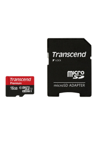 Transcend 16GB microSDHC Class 10 UHS-I MLC Třída 10 Obrázok pre Transcend 16GB microSDHC Class 10 UHS-I MLC Třída 10
