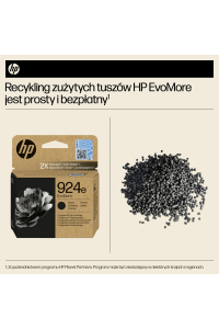 Obrázok pre HP Černá originální inkoustová kazeta 924e EvoMore