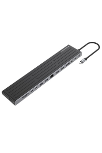 Conceptronic DONN32B dokovací stanice/replikátor portů Kabel USB 3.2 Gen 1 (3.1 Gen 1) Type-C Šedá, Stříbrná Obrázok pre Conceptronic DONN32B dokovací stanice/replikátor portů Kabel USB 3.2 Gen 1 (3.1 Gen 1) Type-C Šedá, Stříbrná