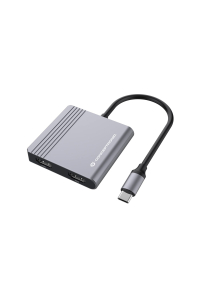 Conceptronic DONN13G dokovací stanice/replikátor portů Kabel USB 3.2 Gen 1 (3.1 Gen 1) Type-C Šedá Obrázok pre Conceptronic DONN13G dokovací stanice/replikátor portů Kabel USB 3.2 Gen 1 (3.1 Gen 1) Type-C Šedá