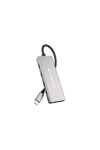 Conceptronic HUBBIES17G rozbočovač rozhraní USB 3.2 Gen 2 (3.1 Gen 2) Type-C 10000 Mbit/s Šedá Obrázok pre Conceptronic HUBBIES17G rozbočovač rozhraní USB 3.2 Gen 2 (3.1 Gen 2) Type-C 10000 Mbit/s Šedá