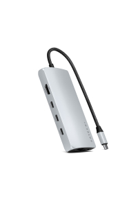 Satechi ST-P8KES dokovací stanice/replikátor portů Kabel USB 3.2 Gen 1 (3.1 Gen 1) Type-C Stříbrná Obrázok pre Satechi ST-P8KES dokovací stanice/replikátor portů Kabel USB 3.2 Gen 1 (3.1 Gen 1) Type-C Stříbrná