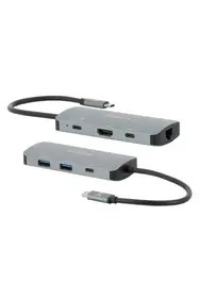 Mobilis 001382 dokovací stanice/replikátor portů Kabel USB 3.2 Gen 1 (3.1 Gen 1) Type-C Černá, Šedá Obrázok pre Mobilis 001382 dokovací stanice/replikátor portů Kabel USB 3.2 Gen 1 (3.1 Gen 1) Type-C Černá, Šedá