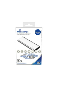 MediaRange MR1103 externí SSD disk 900 GB USB typu C 3.2 Gen 2 (3.1 Gen 2) Stříbrná Obrázok pre MediaRange MR1103 externí SSD disk 900 GB USB typu C 3.2 Gen 2 (3.1 Gen 2) Stříbrná