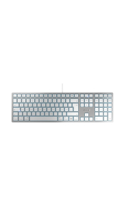 Obrázok pre CHERRY KC 6000C FOR MAC klávesnice Univerzální USB QWERTZ Německý Stříbrná