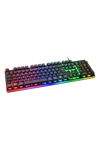 Deltaco GAM-021-RGB-DE klávesnice Hraní USB QWERTZ Německý Černá Obrázok pre Deltaco GAM-021-RGB-DE klávesnice Hraní USB QWERTZ Německý Černá