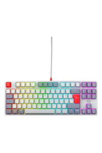 CHERRY K4V2 TKL klávesnice Hraní USB QWERTZ Německý Šedá, Světle šedá, Červená Obrázok pre CHERRY K4V2 TKL klávesnice Hraní USB QWERTZ Německý Šedá, Světle šedá, Červená
