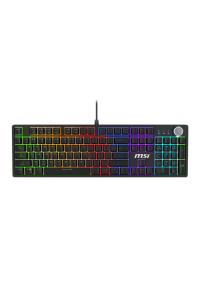 MSI FORGE GK320 RED klávesnice Hraní USB QWERTY Anglický Černá Obrázok pre MSI FORGE GK320 RED klávesnice Hraní USB QWERTY Anglický Černá