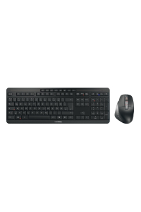 CHERRY Stream desktop ultimate klávesnice Obsahuje myš Domov/kancelář USB + RF Wireless + Bluetooth QWERTZ Německý Černá Obrázok pre CHERRY Stream desktop ultimate klávesnice Obsahuje myš Domov/kancelář USB + RF Wireless + Bluetooth QWERTZ Německý Černá