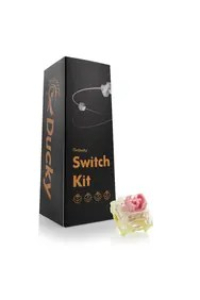 Ducky TTC Gold Pink Switch, mechanical, 3-pin, linear, MX-Stem, 37g - 110 pieces Obrázok pre Ducky TTC Gold Pink Switch, mechanical, 3-pin, linear, MX-Stem, 37g - 110 pieces