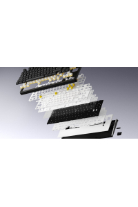 HATOR Skyfall Wireless 80 klávesnice Hraní USB + RF Wireless + Bluetooth QWERTY Americká angličtina Černá, Bílá Obrázok pre HATOR Skyfall Wireless 80 klávesnice Hraní USB + RF Wireless + Bluetooth QWERTY Americká angličtina Černá, Bílá