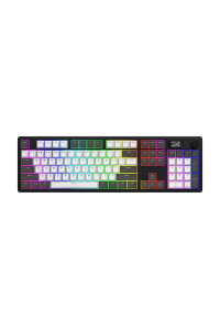 HATOR Skyfall Pro Wireless 100 klávesnice Hraní USB + RF Wireless + Bluetooth QWERTY Americká angličtina Černá, Šedá Obrázok pre HATOR Skyfall Pro Wireless 100 klávesnice Hraní USB + RF Wireless + Bluetooth QWERTY Americká angličtina Černá, Šedá