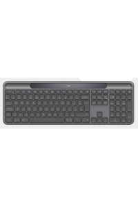 Logitech Signature Slim Solar+ K980 for Business klávesnice Univerzální RF bezdrátové + Bluetooth QWERTZ Německý Grafit Obrázok pre Logitech Signature Slim Solar+ K980 for Business klávesnice Univerzální RF bezdrátové + Bluetooth QWERTZ Německý Grafit