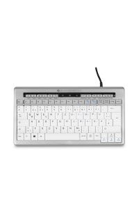 BakkerElkhuizen S-board 840 klávesnice Kancelář USB QWERTZ Německý Světle šedá, Bílá Obrázok pre BakkerElkhuizen S-board 840 klávesnice Kancelář USB QWERTZ Německý Světle šedá, Bílá