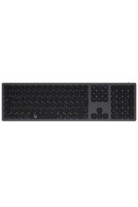 KeySonic KSK-8023BTRF (DE) klávesnice Univerzální Bluetooth QWERTZ Německý Antracit, Černá Obrázok pre KeySonic KSK-8023BTRF (DE) klávesnice Univerzální Bluetooth QWERTZ Německý Antracit, Černá
