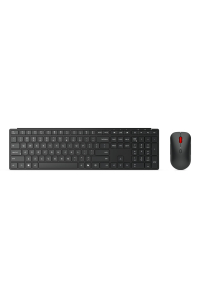 Lenovo 4X31S04810 klávesnice Obsahuje myš Kancelář RF bezdrátové + Bluetooth Americká angličtina Černá Obrázok pre Lenovo 4X31S04810 klávesnice Obsahuje myš Kancelář RF bezdrátové + Bluetooth Americká angličtina Černá