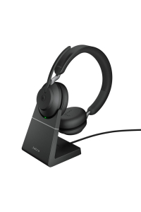 Obrázok pre Jabra Evolve2 65 Sluchátka s mikrofonem Bezdrátový Přes hlavu Kancelář / call centrum USB typu C Bluetooth Nabíjecí podstavec Černá