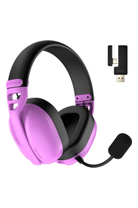 Obrázok pre HATOR Hyperpunk 3 Wireless Sluchátka s mikrofonem Kabelový a bezdrátový Přes hlavu Hraní USB Type-C / USB Type-A Bluetooth Fialová