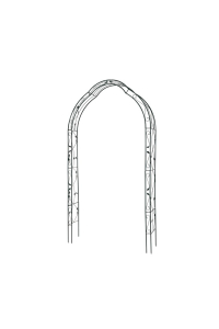 GARDEN ARCH 145X37.5X260CM Obrázok pre GARDEN ARCH 145X37.5X260CM