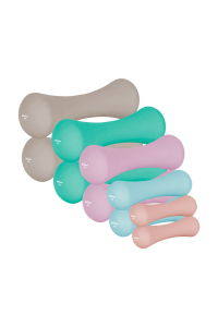 Obrázok pre Hantelki żeliwne neoprenowe zestaw 21kg (2x0.5kg+2x1kg+2x2kg+2x3kg+2x4kg), REBEL ACTIVE