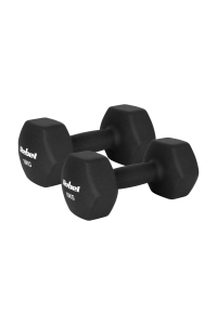 Obrázok pre Hantelki żeliwne neoprenowe HEX 2x10kg, REBEL ACTIVE
