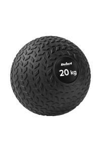 Mała piłka lekarska do ćwiczeń rehabilitacyjna Slam Ball 23cm 20kg, REBEL ACTIVE Obrázok pre Mała piłka lekarska do ćwiczeń rehabilitacyjna Slam Ball 23cm 20kg, REBEL ACTIVE