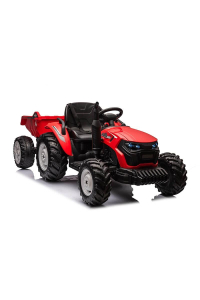 KIDS ELEC TRACTOR WITH TRAILER HATIS RED Obrázok pre KIDS ELEC TRACTOR WITH TRAILER HATIS RED