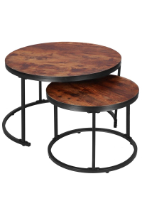 Obrázok pre COFFEE TABLE SET HF0034 70X47 50X39