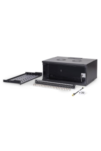 Obrázok pre Digitus DN-49201-SET rack 4U Nástěnný regál Černá