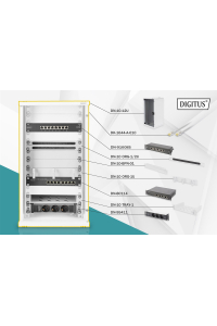 Obrázok pre Digitus DN-10-SET-3 rack 12U Nástěnný regál Šedá