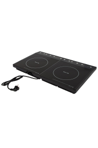 Indukční vařič, nastavitelná plotýnka se dvěma hořáky, 2000 W + 2000 W foukací tryska Obrázok pre Indukční vařič, nastavitelná plotýnka se dvěma hořáky, 2000 W + 2000 W foukací tryska