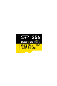 Paměťová karta Silicon Power Inspire 256 GB MicroSDXC V30 UHS-I U3 A2 4K + adaptér (SP256GBSTXLA2V1NSP) Obrázok pre Paměťová karta Silicon Power Inspire 256 GB MicroSDXC V30 UHS-I U3 A2 4K + adaptér (SP256GBSTXLA2V1NSP)
