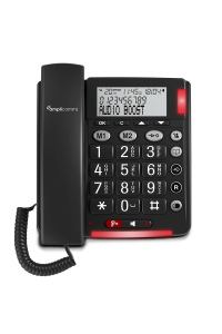 amplicomms Bigtel 48 Plus Analogový telefon Identifikace volajícího Tmavě šedá Obrázok pre amplicomms Bigtel 48 Plus Analogový telefon Identifikace volajícího Tmavě šedá