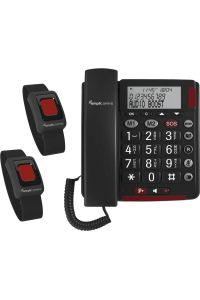 amplicomms BigTel 50 Alarm Plus Duo Analogový telefon Identifikace volajícího Tmavě šedá Obrázok pre amplicomms BigTel 50 Alarm Plus Duo Analogový telefon Identifikace volajícího Tmavě šedá