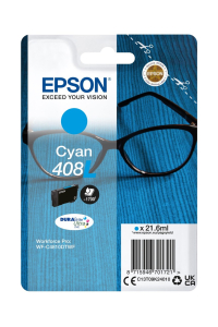 Epson Balíček s jedním inkoustem 408L Brýle DURABrite Ultra Cyan Obrázok pre Epson Balíček s jedním inkoustem 408L Brýle DURABrite Ultra Cyan