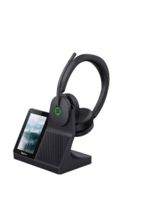 Yealink WH68 Workstation Sluchátka s mikrofonem Kabelový a bezdrátový Přes hlavu Hovory/hudba USB typu C Bluetooth Nabíjecí podstavec Černá Obrázok pre Yealink WH68 Workstation Sluchátka s mikrofonem Kabelový a bezdrátový Přes hlavu Hovory/hudba USB typu C Bluetooth Nabíjecí podstavec Černá