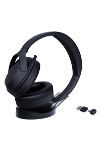 Obrázok pre Yealink BH78 Sluchátka s mikrofonem Kabelový a bezdrátový Přes hlavu Hovory/hudba USB Type-C / USB Type-A Bluetooth Nabíjecí podstavec Černá