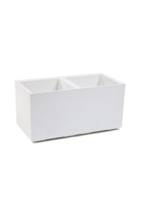 Obrázok pre FLOWERPOT PLASTIC KARO 80X40X40CM CREAM