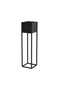 FLOWER POT COVER NANTES L BLACK 23X23X90 Obrázok pre FLOWER POT COVER NANTES L BLACK 23X23X90