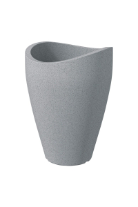 FLOWERPOT PLASTIC 254/67 STONY GREY D67 Obrázok pre FLOWERPOT PLASTIC 254/67 STONY GREY D67
