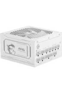 Obrázok pre MSI MAG A1000GL PCIE5 WHITE napájecí zdroj 1000 W 24-pin ATX ATX Bílá